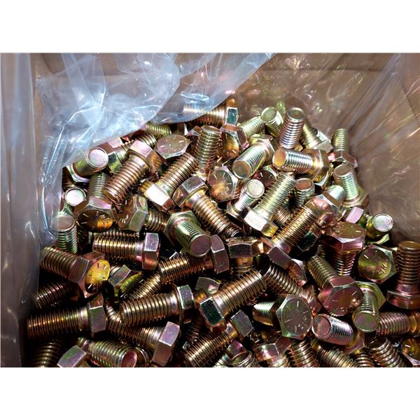 LOT DE 225 BOULONS À TÊTE HEXAGONALE GRADE 8 UNC FILET COMPLET, 5/8 X 1-1/4", I-HB8062501250NCZ, ZIN