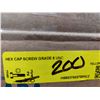 Image 3 : LOT DE 200 BOULONS À TÊTE HEXAGONALE GRADE 8 UNC, 3/8 X 2-3/4", HB8037502750NCZ, ZINGUÉS JAUNE
