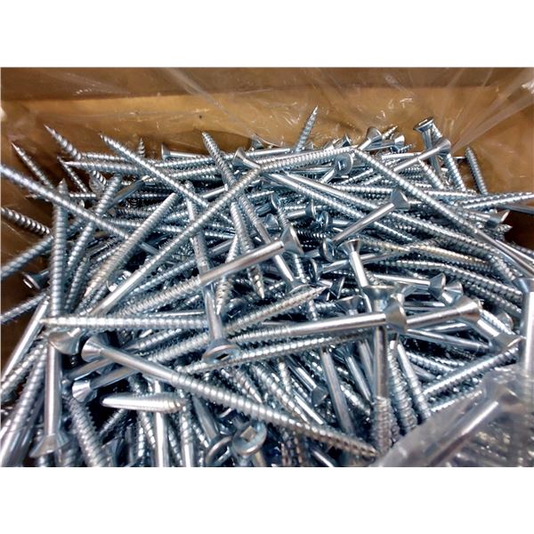 BOÏTE DE 1000 VIS TÊTE PLATE 80° PRISE CARRÉE #3, FILET DOUBLE TWINFAST 2/3, #12 X 4", 12400SWSZFR, 