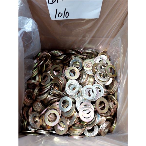 LOT DE 800 RONDELLES PLATES DURCIES F436-1, 3/4", 758SAY, LINDFAST, ZINGUÉES JAUNE