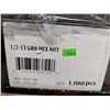 Image 3 : LOT DE 1000 ÉCROUS HEX GRADE 8, 1/2-13, ZINGUÉS JAUNE