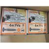 Image 1 : 1 Case Of 4 - 6 x 1 5/8" Drywall Screws