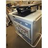 Image 2 : Double Sided Storage Cart w/ Desk Riser