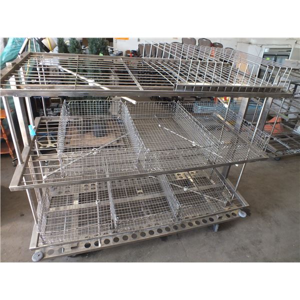 Stainless Steel Rack On Wheels