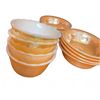 Image 7 : Marigold Depression Glass Dinnerware Set Cups Plates Bowls Creamer Sugar