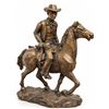 Image 1 : Bronze Cowboy on Horseback Sculpture