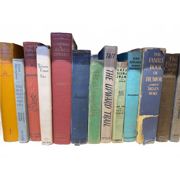 20th Century Hardcover Books Mixed Authors & Genres, 30+ Volumes