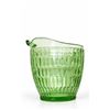 Image 4 : 4 Decorative Vessels: Floral Vase, Planter, Green Creamer, Brown Handled Vase