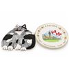 Image 1 : Canada 1967 Centennial Plate, Cat Wall Art, Decorative Dish, Green Velvet Jewelry Box