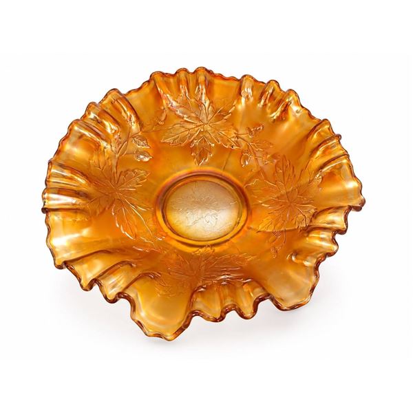 Four Assorted Patterned Glass Bowls and Compote