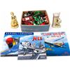 Image 1 : Lot: Aircraft Calendars, Cookie Cutters, Ceramic Figurines