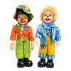 Image 4 : Clown Dolls with Colourful Outfits and Ceramic Faces