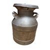 Image 2 : Metal Milk Can With Handles and Lid