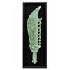 Image 2 : Framed Chinese Style Decorative Jade Dragon Swords