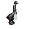 Image 5 : Lot: Metal Duck and Geese Figurines, NBA Trophy, Bottle, Duck Decor