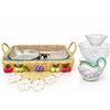 Image 1 : Kitchenware Lot with Glass Dishes, Ceramic Creamer, and Serving Utensil