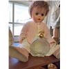 Image 4 : Vintage Ceramic Bear Cookie Jar, Baby Doll in Pink, and Decorative Silver Plate Lot