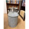 Image 1 : Steel Milk Can with Double Handles and Lid