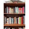 Image 1 : Fiction, Nonfiction, and Reference Books on Bookshelf