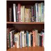 Image 3 : Fiction, Nonfiction, and Reference Books on Bookshelf