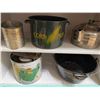 Image 1 : Kitchen Cookware Lot: Corn Pot, Kettle, Sifter, Ice Cream Freezer, and Bowl