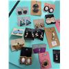 Image 2 : 14 Pairs Fashion Earrings Assorted Styles and Materials