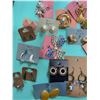 Image 3 : Costume Earrings Lot, Various Designs, Colours, and Materials, 14 Pairs