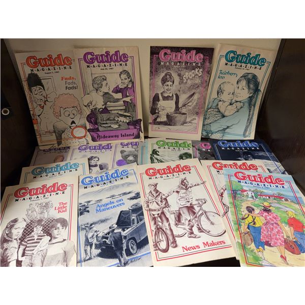 15 Guide Magazine Issues Mixed Dates Children's Religious Publications