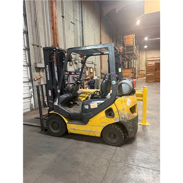 Komatsu LP Forklift Model FG18HTU-20 with 10343.3 Hours