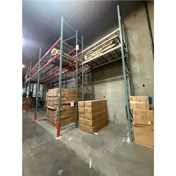 (2) Rows of UFI Industrial Pallet Racking 36FTx44"x20FT