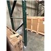 Image 14 : (1) Row of Industrial Pallet Racking 36FTx44"x16FT (4-Uprights, 12-12FT Beams, and 15 Grid Decking)
