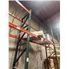 Image 19 : (1) Row of Industrial Pallet Racking 36FTx44"x16FT (4-Uprights, 12-12FT Beams, and 15 Grid Decking)