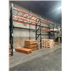 Image 2 : (1) Row of Industrial Pallet Racking 36FTx44"x16FT (4-Uprights, 12-12FT Beams, and 15 Grid Decking)