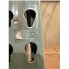 Image 9 : (1) Row of UFI Industrial Pallet Racking 12FTx44"x20FT (2-Uprights,2-12FT Beams, and 3 Grid Decking)
