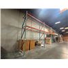Image 2 : (1) Row of UFI Industrial Pallet Racking 60FTx44"x16FT (6-Uprights, 20-12FT Beams, and 30 Grid Decki