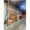 Image 1 : (1) Rowof UFI Industrial Pallet Racking 36FTx44"x16FT (4 Uprights, 12-12FT Beams, and 18 Grid Deckin