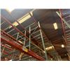 Image 9 : (2) Rows of UFI Industrial Pallet Racking 132FTx44"x20FT (24Uprights, 88-12FT Beams, and 132 Grid De