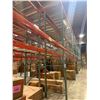 Image 15 : (2) Rows of UFI Industrial Pallet Racking 132FTx44"x16-20FT  (24Uprights, 88-12FT Beams, and 132 Gri