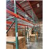 Image 29 : (2) Rows of UFI Industrial Pallet Racking 132FTx44"x16-20FT  (24Uprights, 88-12FT Beams, and 132 Gri
