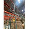 Image 51 : (2) Rows of UFI Industrial Pallet Racking 132FTx44"x16-20FT  (24Uprights, 88-12FT Beams, and 132 Gri
