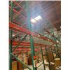 Image 17 : (2) Rows of UFI Industrial Pallet Racking 132FTx44"x16-20FT  (24Uprights, 88-12FT Beams, and 132 Gri