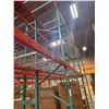 Image 47 : (2) Rows of UFI Industrial Pallet Racking 132FTx44"x16-20FT  (24Uprights, 88-12FT Beams, and 132 Gri