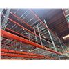 Image 35 : (2) Rows of UFI Industrial Pallet Racking 132FTx44"x16-20FT  (24Uprights, 88-12FT Beams, and 132 Gri