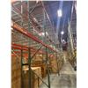 Image 53 : (2) Rows of UFI Industrial Pallet Racking 132FTx44"x16-20FT  (24Uprights, 88-12FT Beams, and 132 Gri