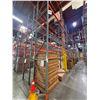 Image 2 : (2) Rows of UFI Industrial Pallet Racking 132FTx44"x16-20FT  (25-Uprights, 88-12FT Beams, and 132 Gr