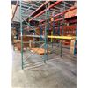 Image 19 : (2) Row of Industrial Pallet Racking 140FTx48"x12-16FT