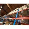 Image 10 : (1) Row of Blue Industrial Pallet Racking 110FTx42"x14 FT  (10-Uprights, 60-12FT Beams)