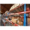Image 11 : (1) Row of Blue Industrial Pallet Racking 110FTx42"x14 FT  (10-Uprights, 60-12FT Beams)