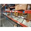 Image 12 : (1) Row of Blue Industrial Pallet Racking 110FTx42"x14 FT  (10-Uprights, 60-12FT Beams)