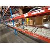 Image 13 : (1) Row of Blue Industrial Pallet Racking 110FTx42"x14 FT  (10-Uprights, 60-12FT Beams)